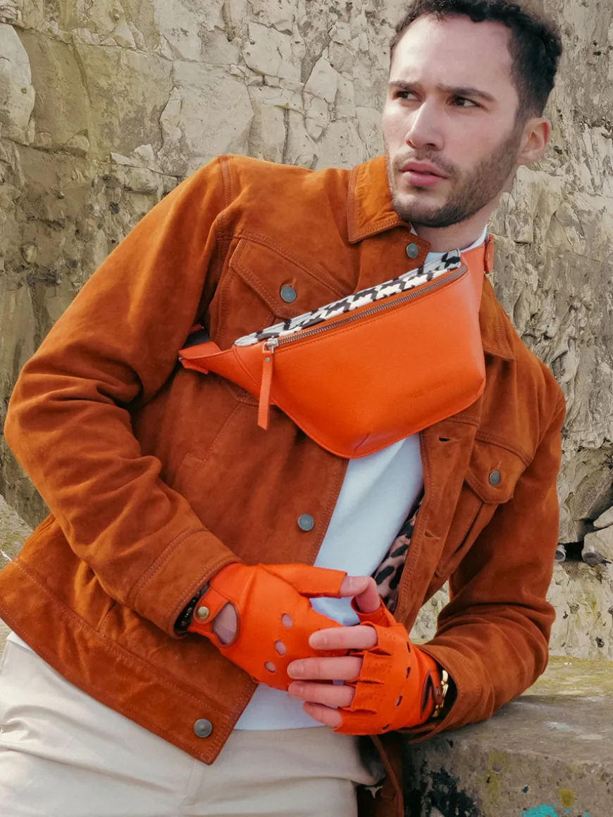 Mitaines Pilote Homme / Naturel